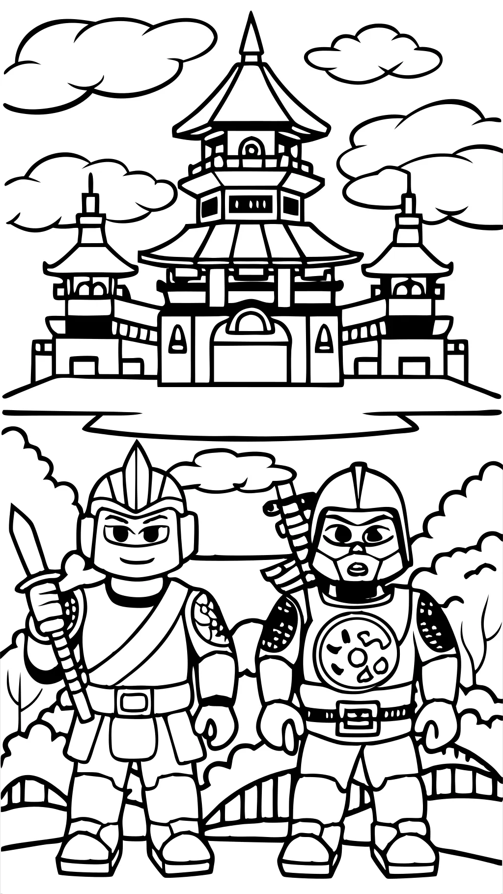 coloriage ninja ninjago